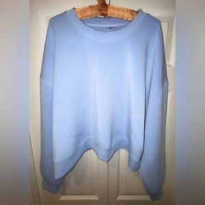 AS Revival Supersoft oversized Pullover Sweatshirt – Women’s Size XL Skyway Blue
